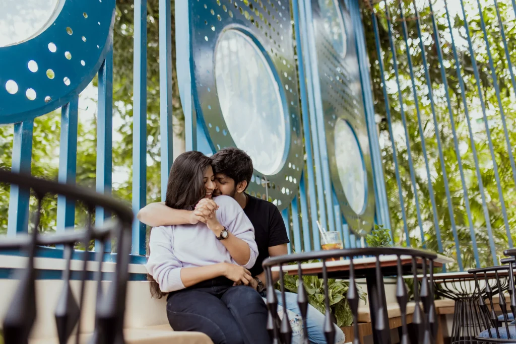 Candid wedding photography in Gurgaon during couple shoot