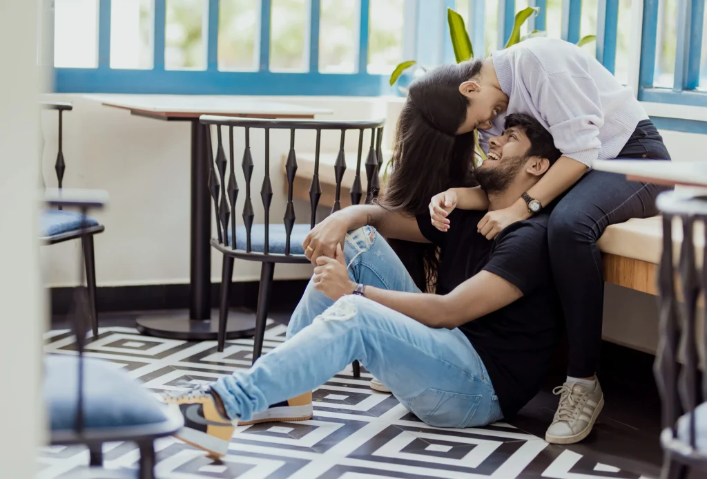 Couple outfits for pre-wedding photoshoot in Delhi NCR