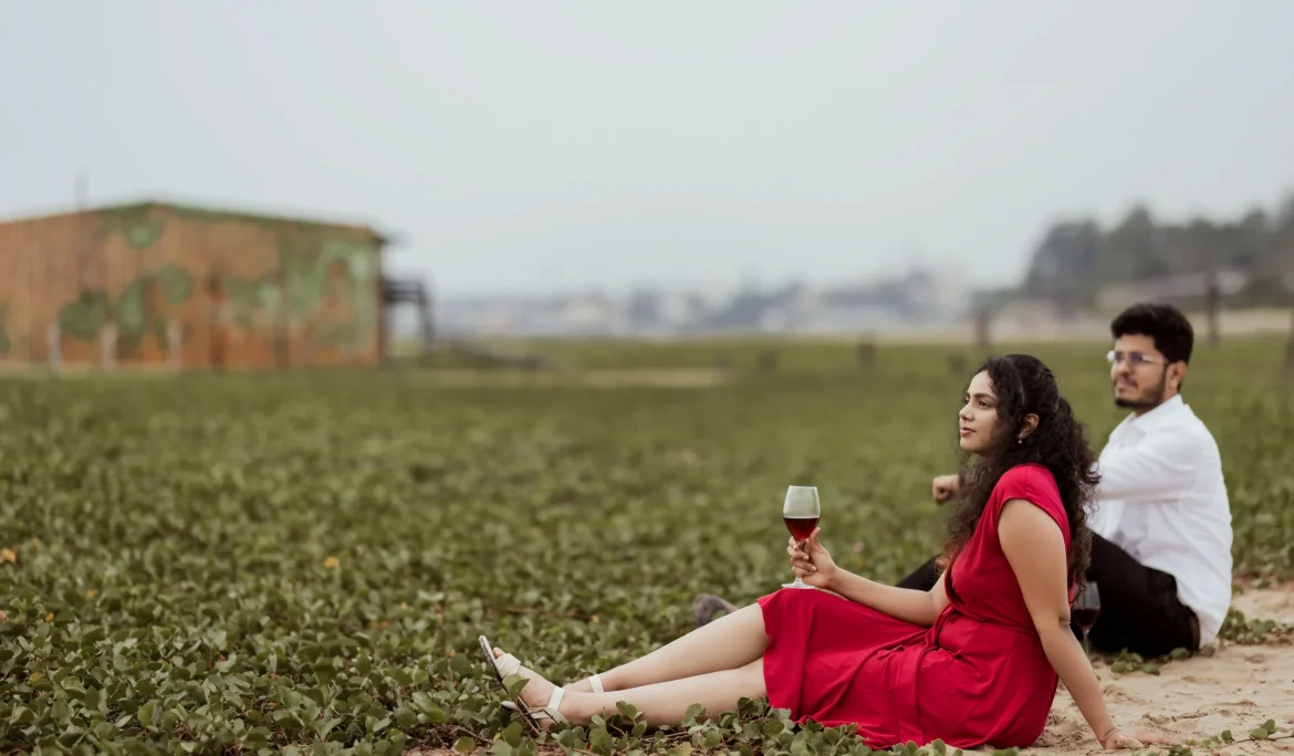 pre-wedding shoots in Gurgaon candid couple moment