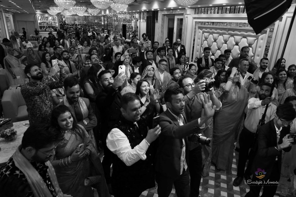 Delhi NCR wedding photography team shooting bride portrait