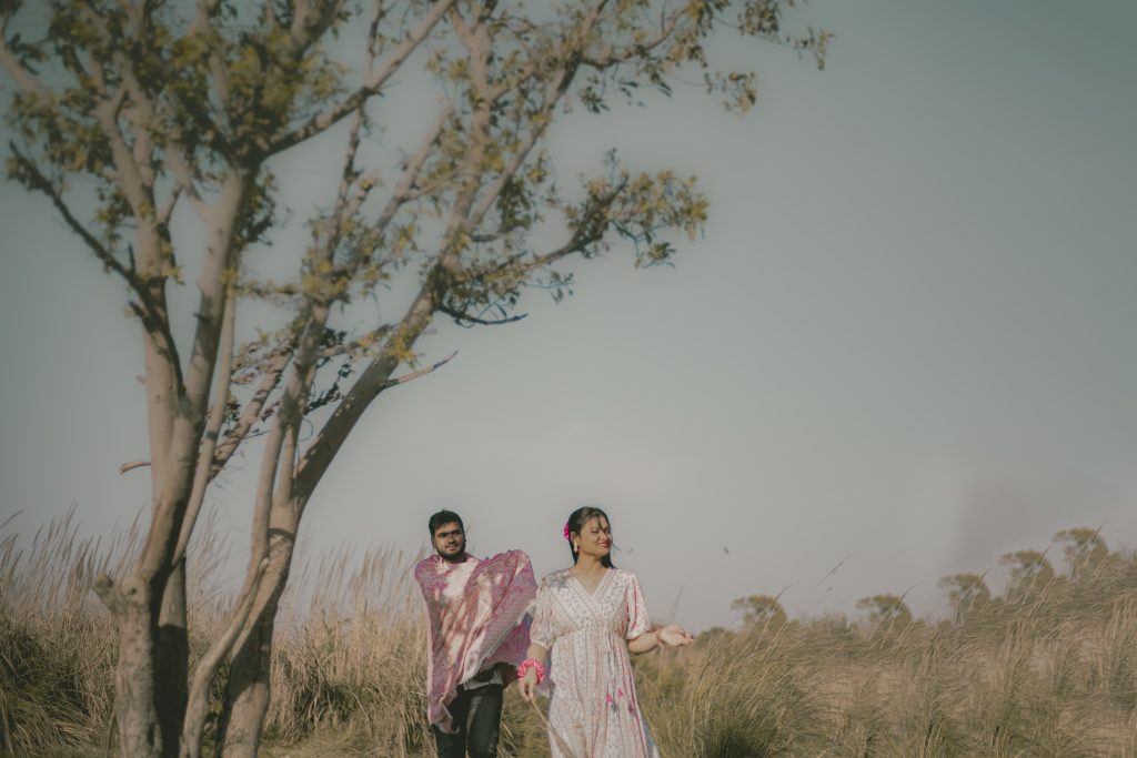 Candid couple pre-wedding shoot by best photographers in Delhi NCR