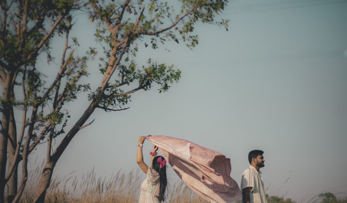 pre-wedding photoshoot in Delhi NCR candid couple moment